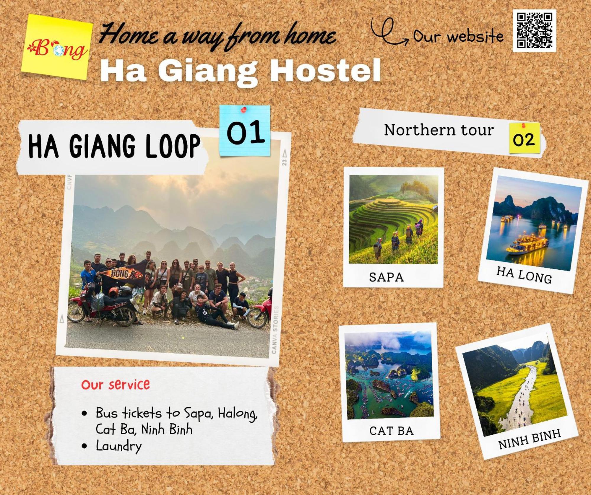 Bong Hostel And Motorbike Tour Ha Giang Exterior foto